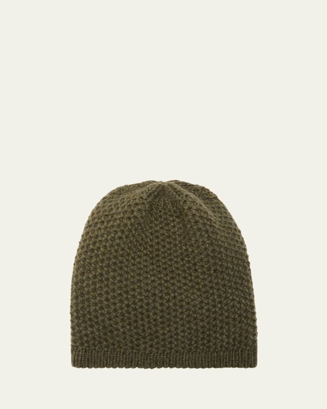 Knit Cashmere Beanie